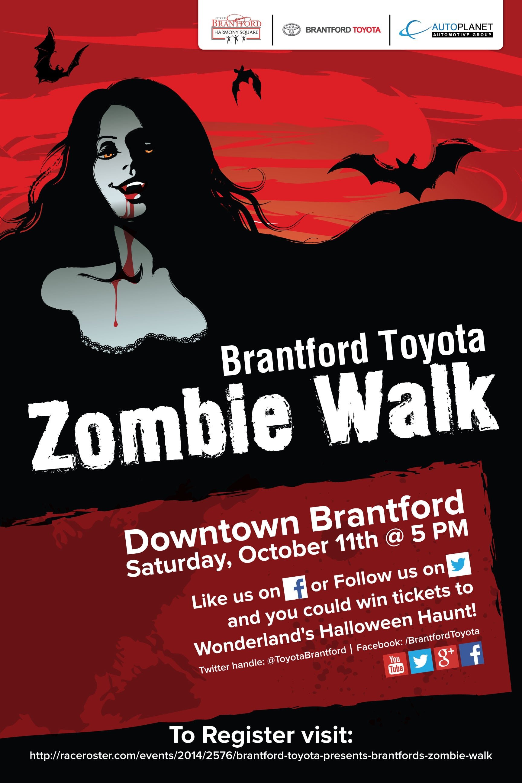 Brantford Toyota Zombie Walk